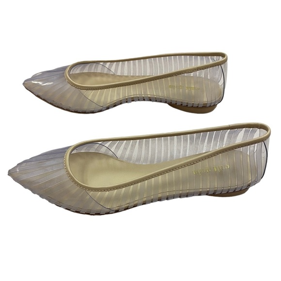 New Cult Gaia Leena Flats Clear Size 9 US / 39 EU - Picture 5 of 12